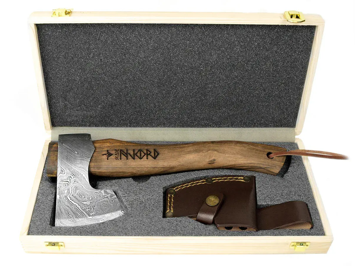 Njord Skade Damascus Compact Axe