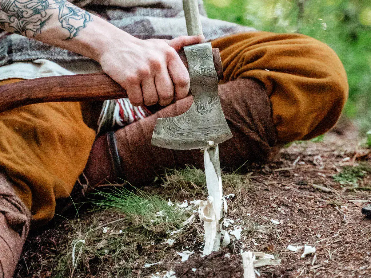 Njord Vidar Viking Medium Damascus Axe