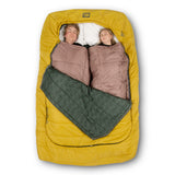 Kelty Tru Comfort Doublewide 20F Sleeping Bag - Olive Oil / Gamescape