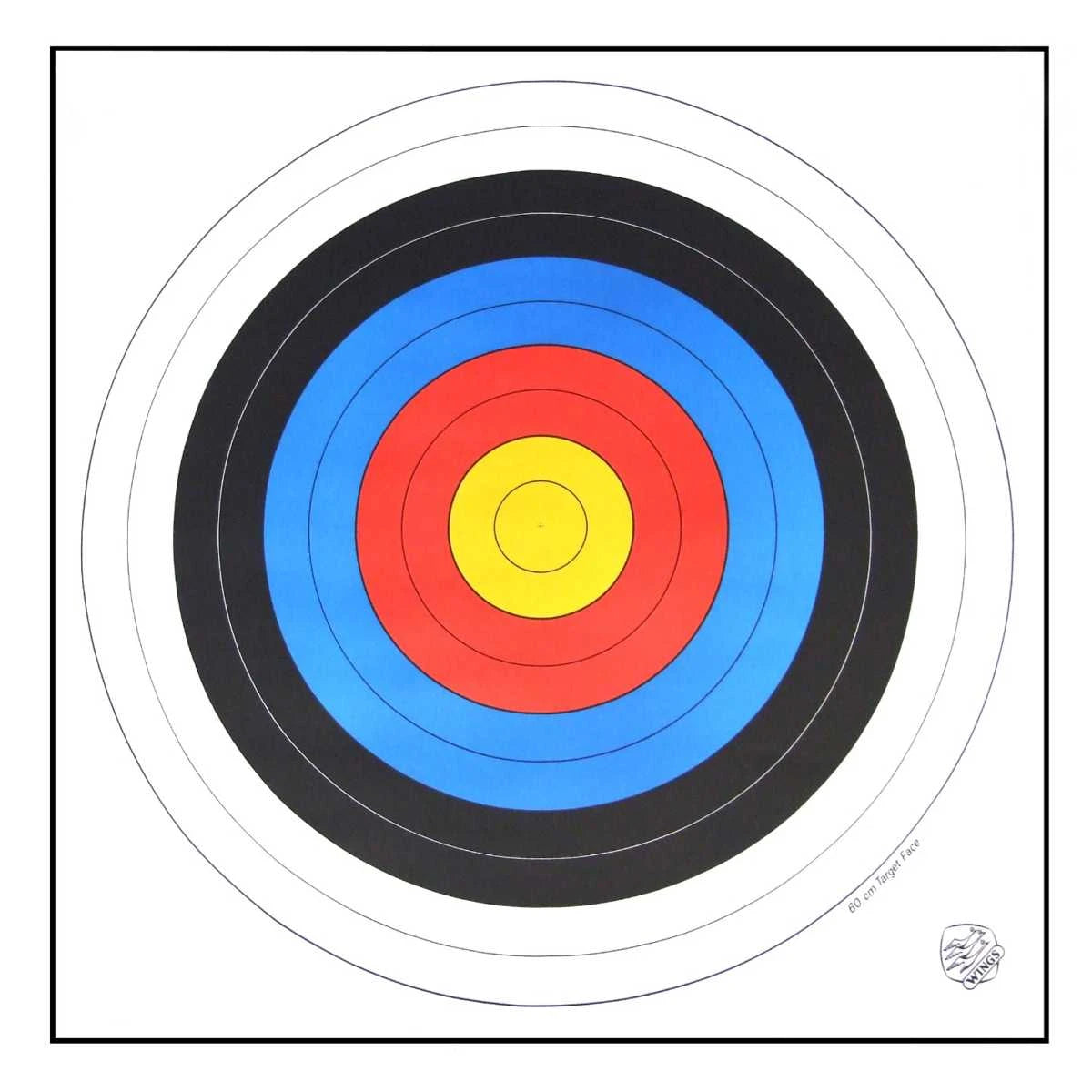 Face Box Target Man Kung Paper Target face FITA 60 cm – Preppers Shop UK