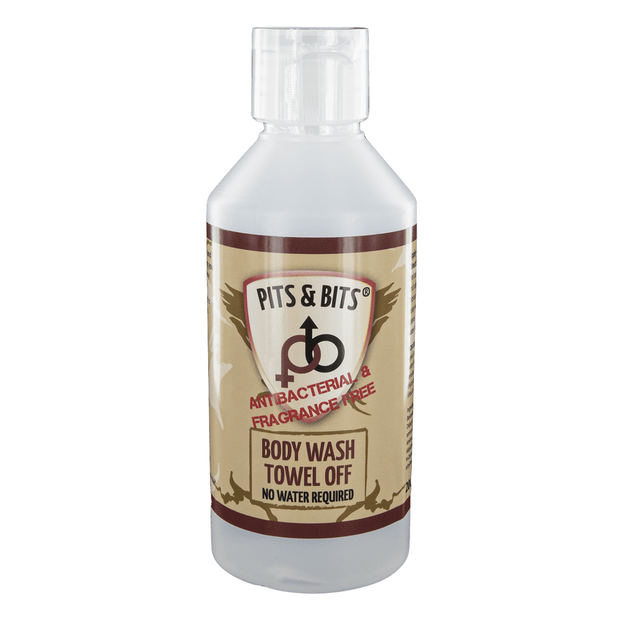 Pits & Bits Antibacterial Towel Off Body Wash - 200ml