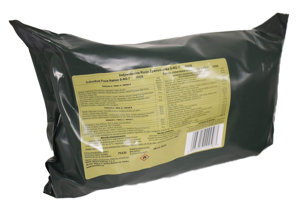 Polish Military SRG 24 Hour MRE Ration Pack - Random Menu – Preppers ...