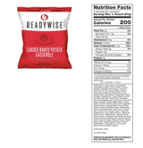 ReadyWise 120 Serving Entree Freeze Dried Vegetarian Meals