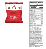 ReadyWise 120 Serving Entree Freeze Dried Vegetarian Meals
