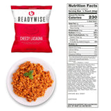 ReadyWise 60 Serving Entree Freeze Dried Vegetarian Meals