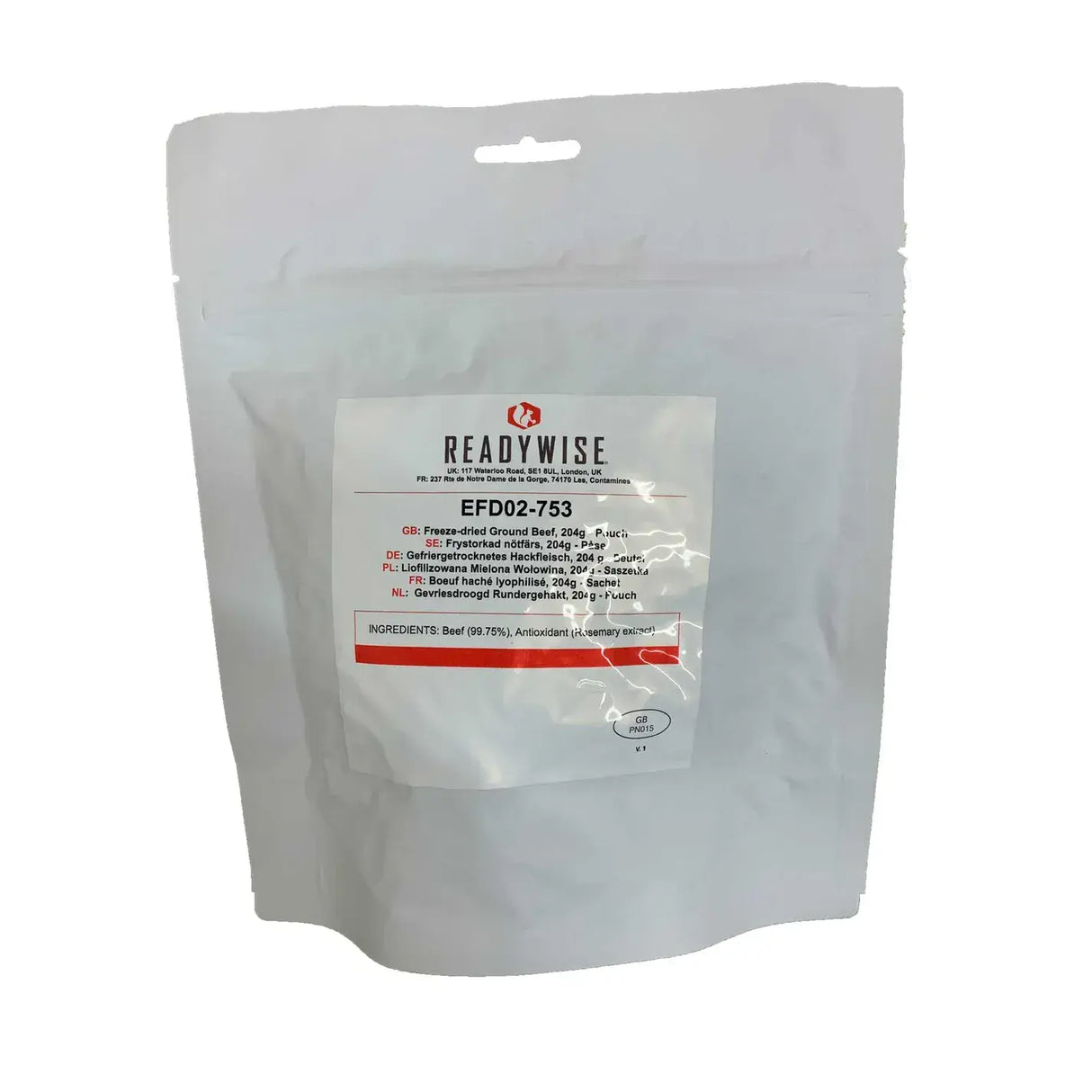 ReadyWise 80 Serving Freeze Dried Meat Bucket & Rice