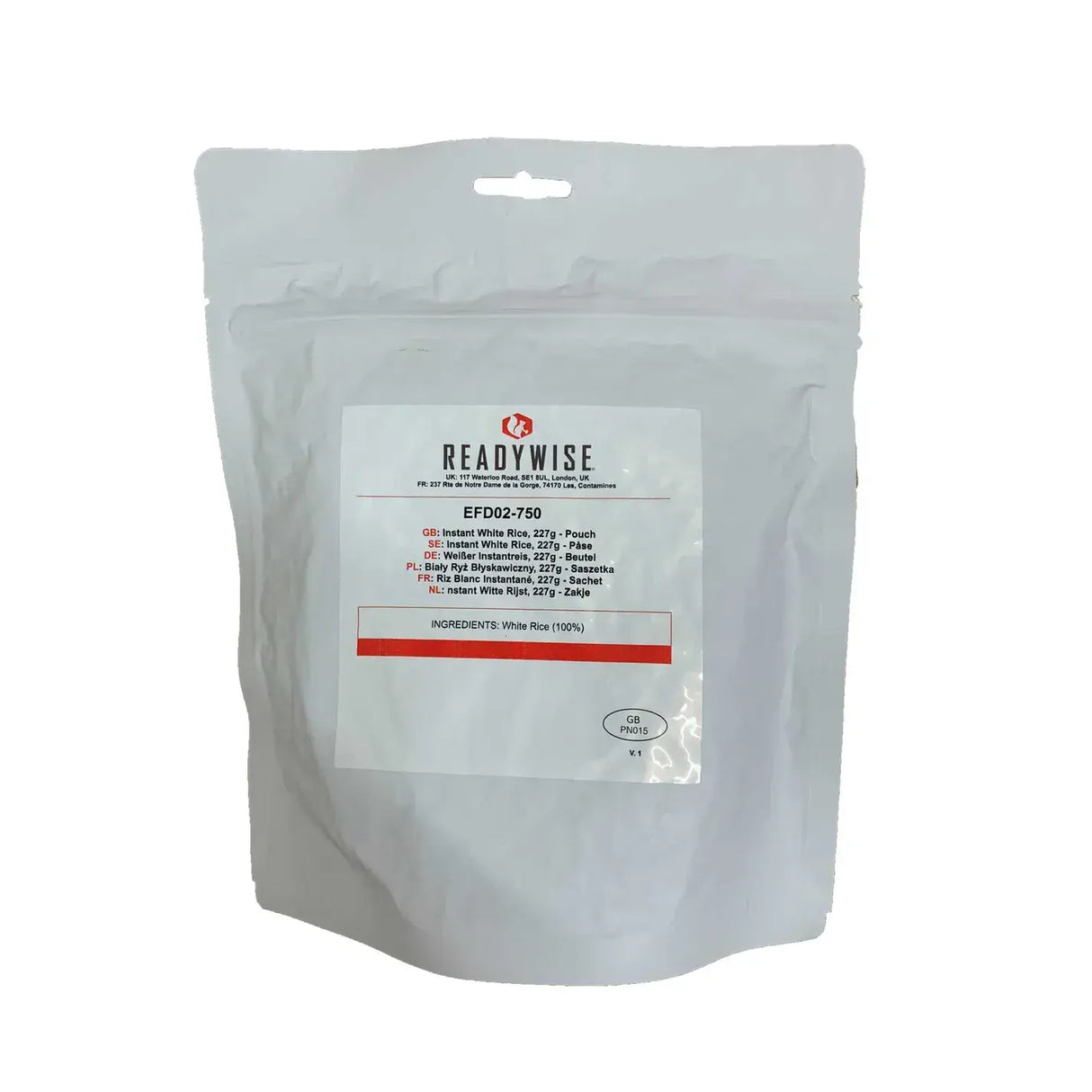 ReadyWise 80 Serving Freeze Dried Meat Bucket & Rice