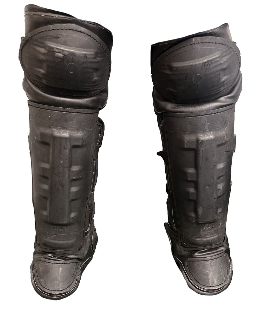 Riot Police Deluxe Leather Shin Knee & Foot Pads – Preppers Shop UK