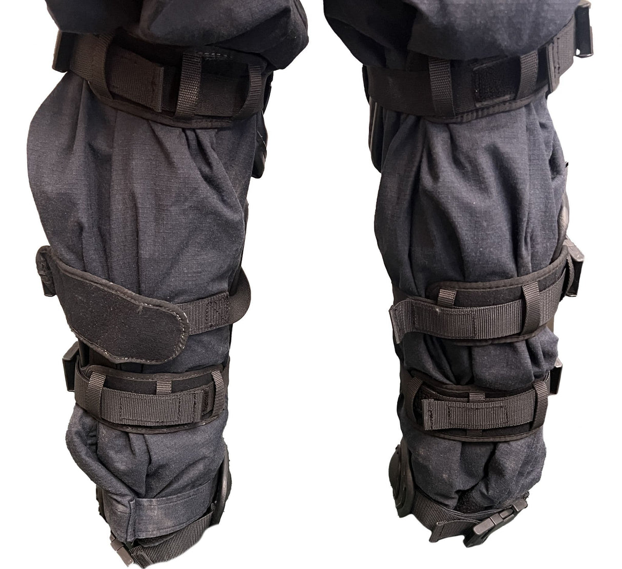 Riot Police Deluxe Leather Shin, Knee & Foot Pads