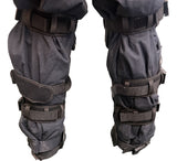 Riot Police Deluxe Leather Shin, Knee & Foot Pads