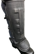 Riot Police Deluxe Leather Shin, Knee & Foot Pads
