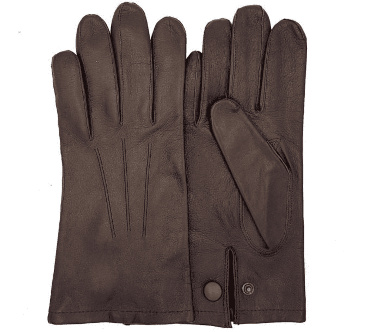 Southcombe Men's Unlined Brown Uniform Leather Gloves  - Supergrade