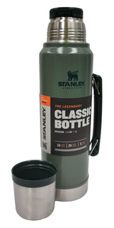 Stanley Classic Vacuum Insulated Bottle 1.0 Litres - Hammertone Green