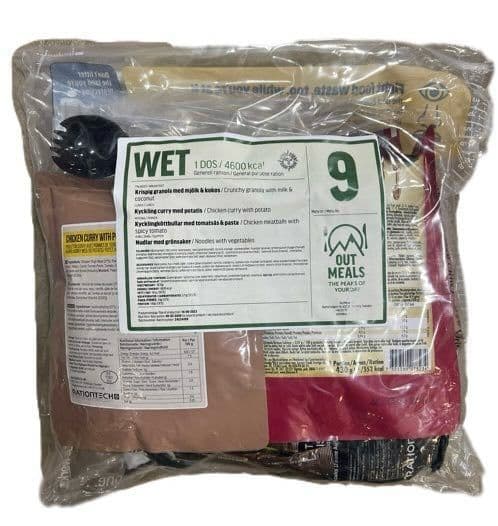 Swedish Military 24 Hour MRE Ration Pack – Preppers Shop UK