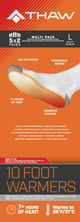 THAW ThermalSoles Disposable Foot Warmers