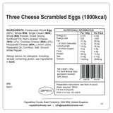 Expedition Foods Freeze Dried Meal Pouch - Three Cheese Scrambled Egg - Various Sizes