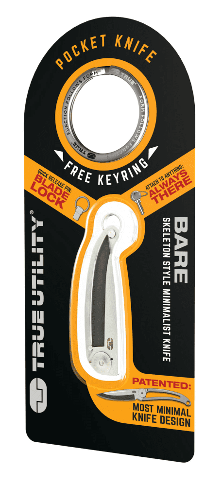 Preppers Keychains True Utility Bare Keychain Knife | Camping & Survival Gear | Preppers ...