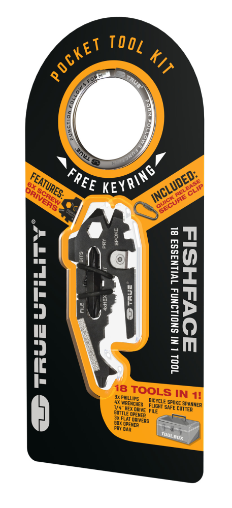 True Utility Fishface - 18-in-1 Multi Tool