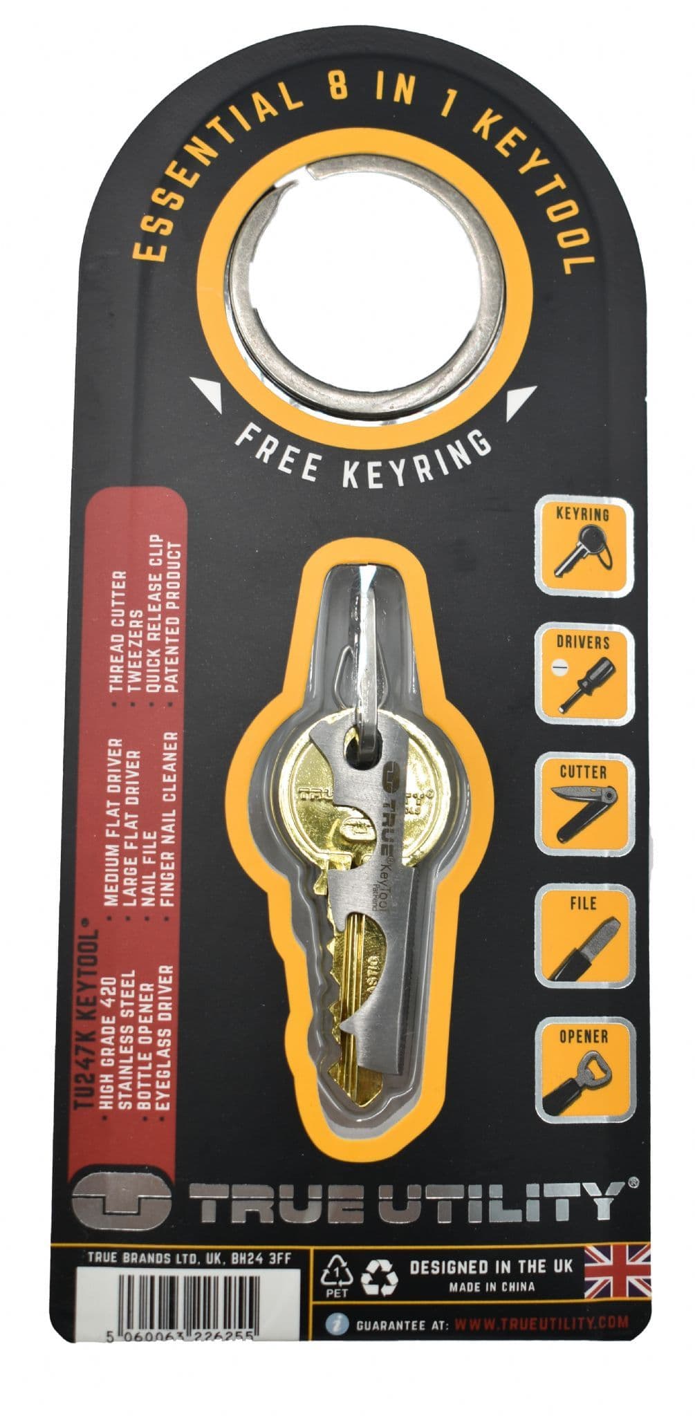 キーホルダー FTC x TRUE UTILITY KEYSHACKLE + TOOL FTC - FTC x TRUE UTILITY KEYSHACKLE + TOOL の通販 by はやい