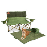Kelty Low-Loveseat Double Camping Chair - Dill/Duffle