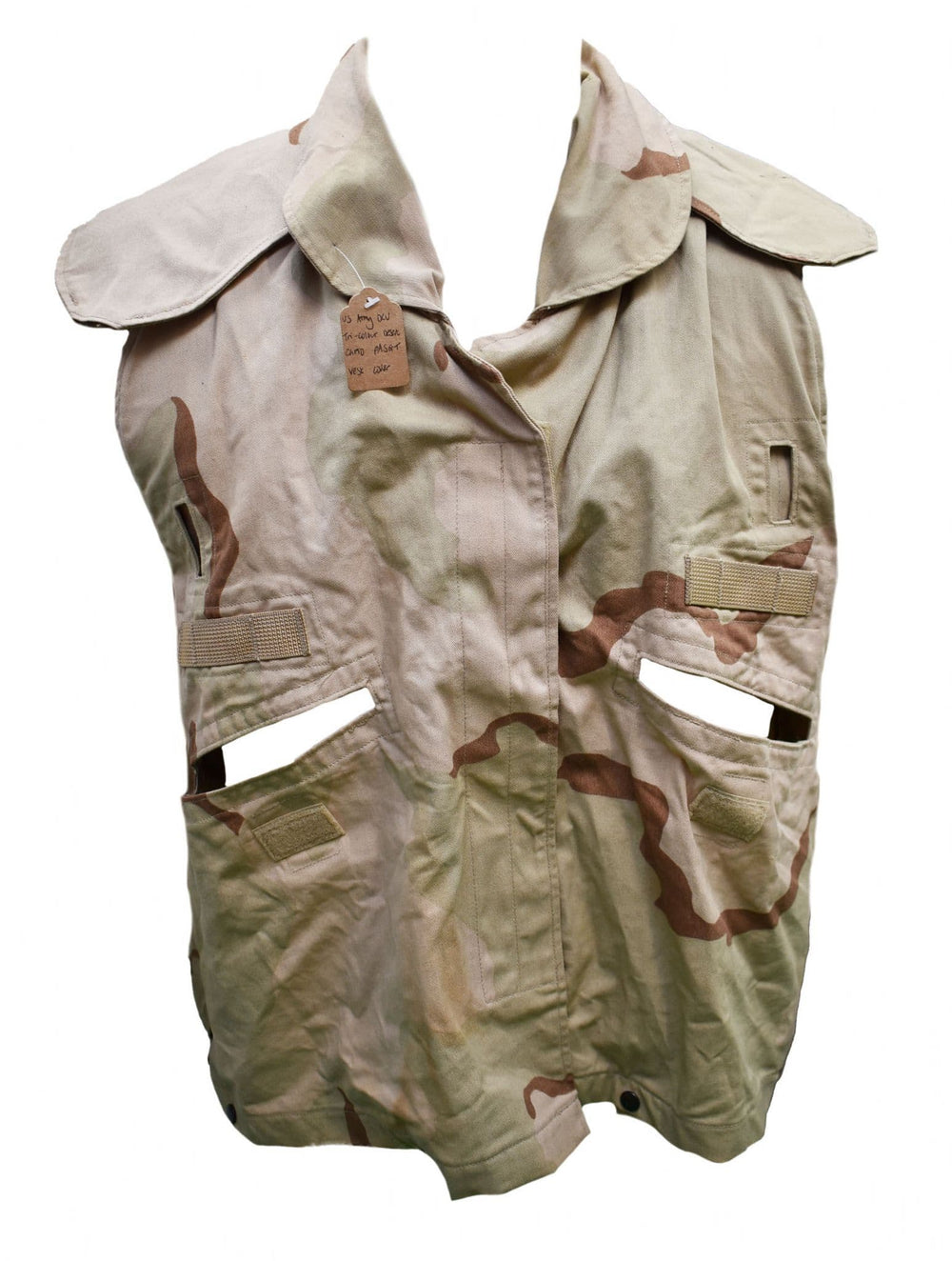 US Army DCU Tri-Colour Desert Camo PASGT Vest Cover – Preppers Shop UK