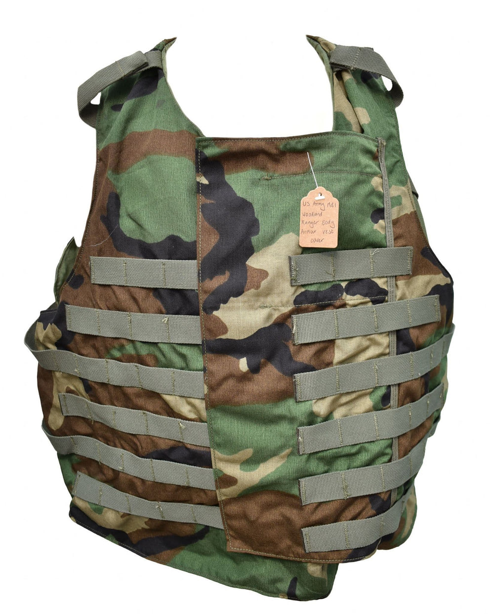 Army Ranger Covers US Army M81 Woodland Ranger Body Armour Vest Cover – Preppers Shop UK