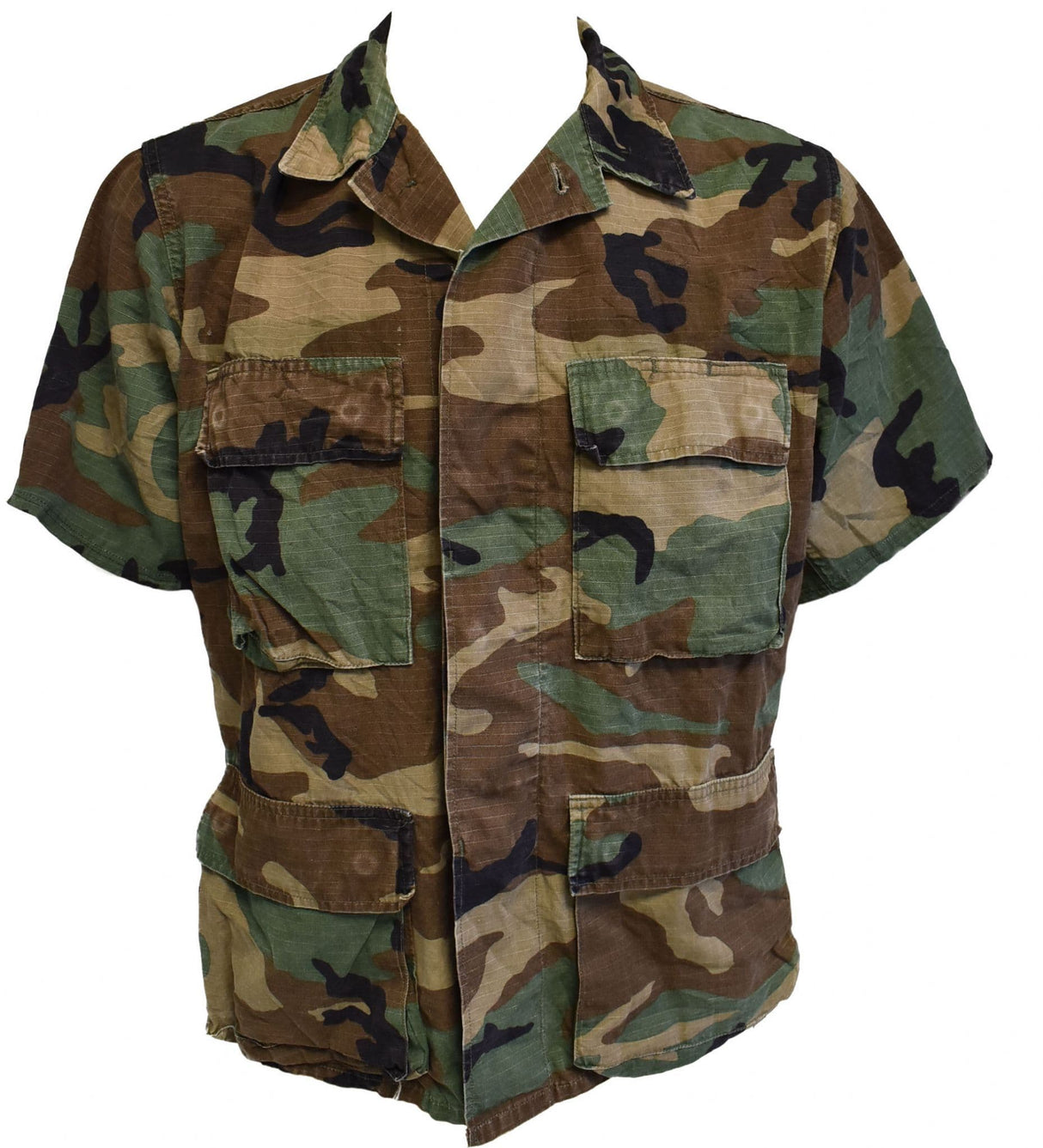US Military M81 Woodland BDU Camo Short Sleeve Shirt