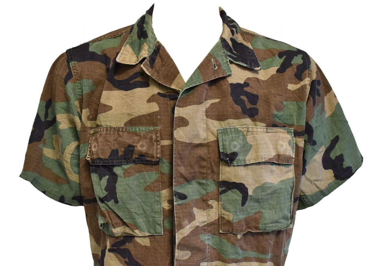 US Military M81 Woodland BDU Camo Short Sleeve Shirt