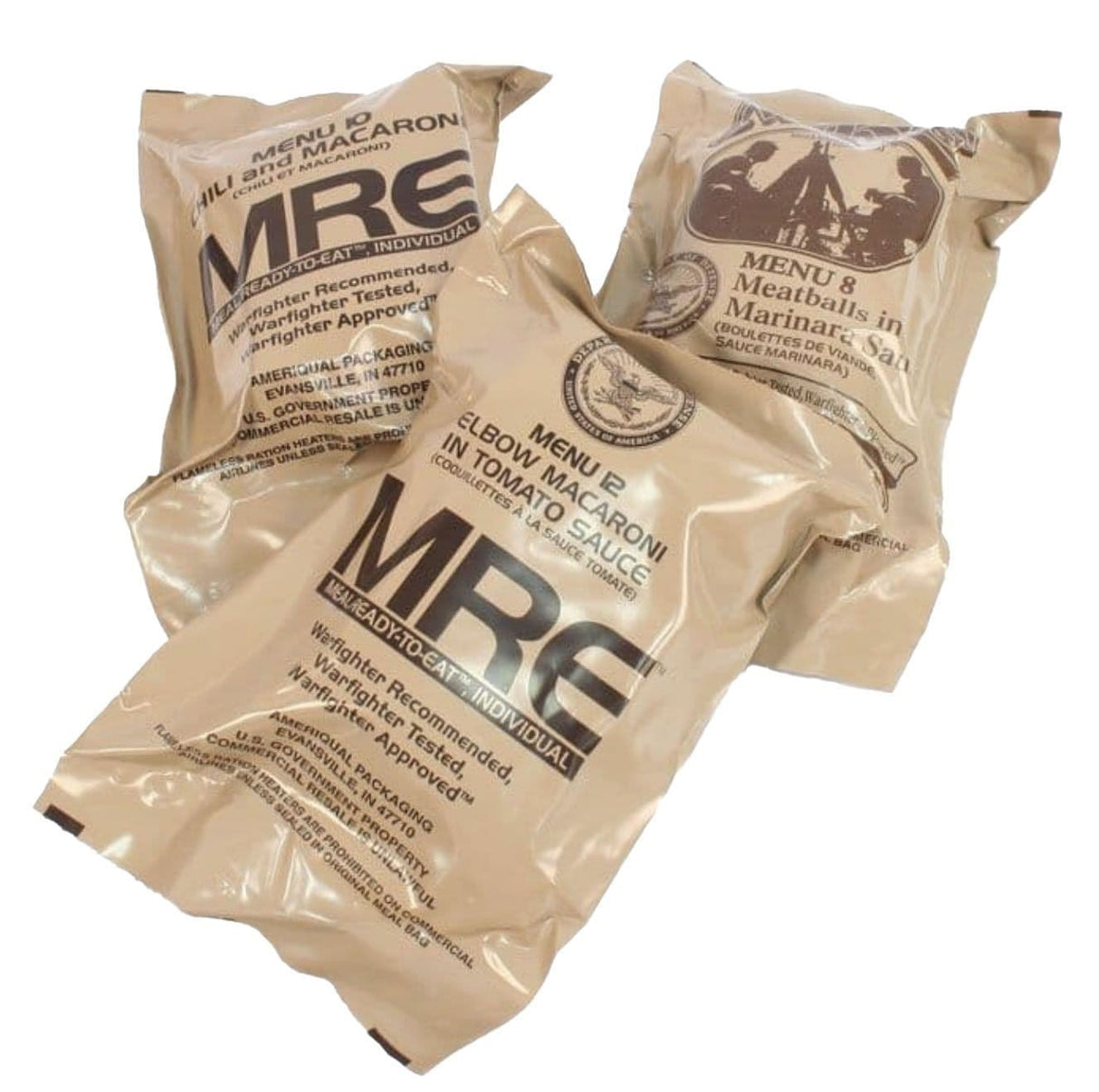 US Military MRE Genuine Ration Pack - Random Menu
