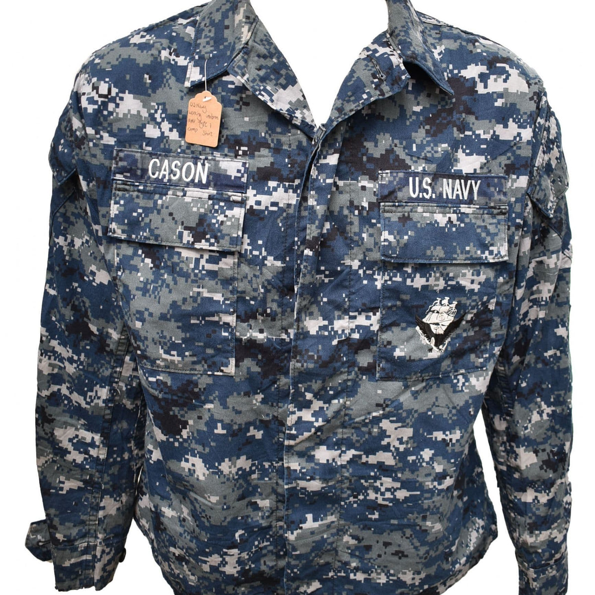 Netdc Uniform US Navy Working Uniform NWU Type 1 NAVPAT Digital Camo Shirt – Preppers ...